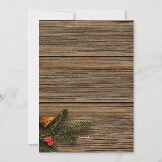 Kerstkoekjes Decorating Party Kaart (Achterkant)