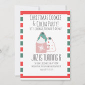 kerstkoekjes decorcerend cacaobakken kaart (Voorkant)