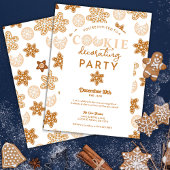 Kerstkoekjes decoreren vakantie partij kaart