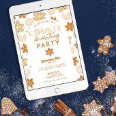 Kerstkoekjes decoreren vakantie partij kaart