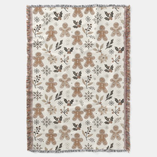 kerstkoekjes deken (Voorkant Verticaal)