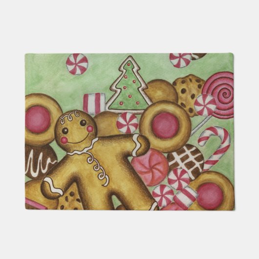 Kerstkoekjes Deurmat Gift (Voorkant)