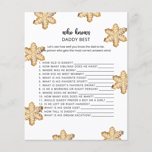 Kerstkoekjes die DADDY het beste kennen (Voorkant)