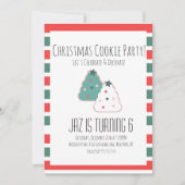 Kerstkoekjes die de bakkerij van Birthday decorere Kaart (Voorkant)