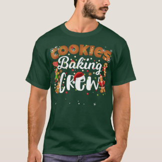 kerstkoekjes en bakbemanning Funny Matking Family T-shirt