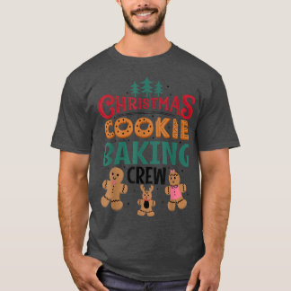 kerstkoekjes en bakkemanner Gingerbrood Team Sant T-shirt