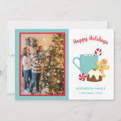 KERSTKOEKJES EN CACAO FEESTDAGENKAART (Voorkant)