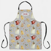 Kerstkoekjes en cacao schort (Voorkant)