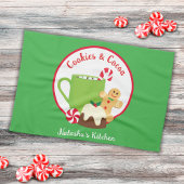 KERSTKOEKJES EN CACAO THEEDOEK