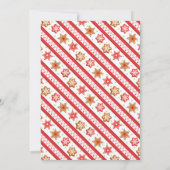 Kerstkoekjes en cacao-verjaardag kaart (Achterkant)