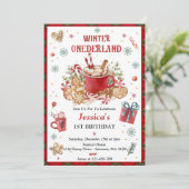 Kerstkoekjes en cacao winter Nederland Kaart (Staand voorkant)