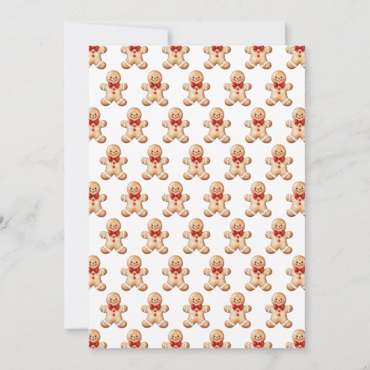 Kerstkoekjes en cacaofeest bedankkaart (Achterkant)