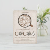 Kerstkoekjes en cacaofeestdag kaart (Staand voorkant)