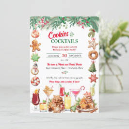 Kerstkoekjes en cocktails op vakantie kaart