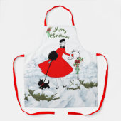 Kerstkoekjes en diner schort (Voorkant)