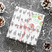 Kerstkoekjes en donuts baby shower ronde sticker