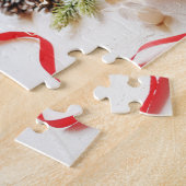 Kerstkoekjes en Marshmallow Jigzaag Puzzle Legpuzzel (Zijkant)