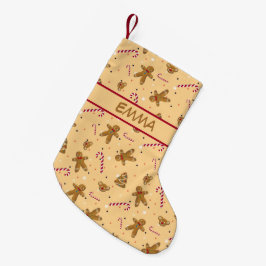Kerstkoekjes en peperkoek mannen kleine kerstsok