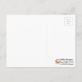 Kerstkoekjes en sneeuwvlokken op rood feestdagenkaart (Achterkant)