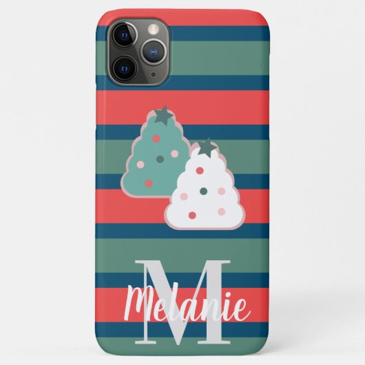 Kerstkoekjes en Strepen Vakantie Case-Mate iPhone Case (Achterkant)