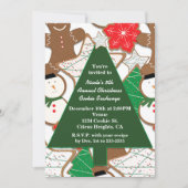 Kerstkoekjes en uitnodigingen voor kerstfeestjes (Voorkant)