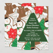 Kerstkoekjes en uitnodigingen voor kerstfeestjes (Voorkant / Achterkant)