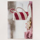 Kerstkoekjes en warme cacao Jigzaag Puzzle Legpuzzel (Verticaal)