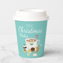 Kerstkoekjes en warme chocolade