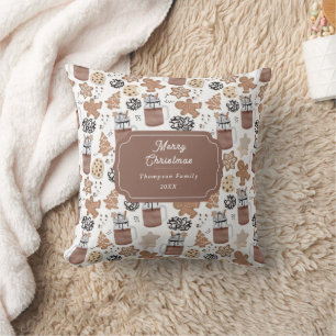 Kerstkoekjes en warme chocolademelk Kerstbacken Kussen