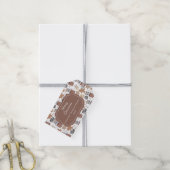 Kerstkoekjes en warme chocolademelk Kerstbakken Cadeaulabel (Met Touw)