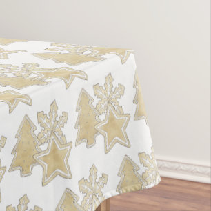 kerstkoekjes en zand taart suikerkoekjes tafelkleed