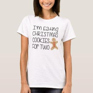 kerstkoekjes eten voor twee jaar t-shirt