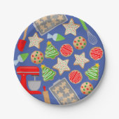 KERSTKOEKJES FEEST PAPIEREN BORDJE (Voorkant)