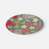 KERSTKOEKJES FEEST PAPIEREN BORDJE (Gekanteld)