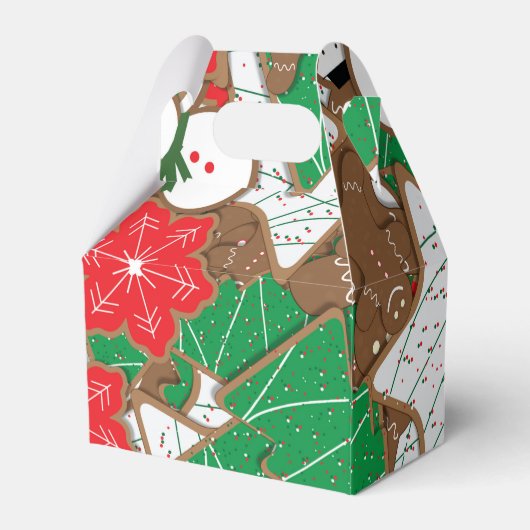 Kerstkoekjes feestdag feestvieren bedankdoosjes (Achterkant)