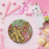 Kerstkoekjes feestdagen Borden Papieren Bordje (Feest)