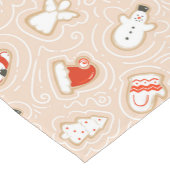 Kerstkoekjes Feestdagen feestelijke winter Korte Tafelloper (Hoek)