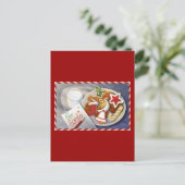 Kerstkoekjes Feestdagenkaart (Staand voorkant)