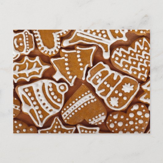 kerstkoekjes feestdagenkaart (Voorkant)