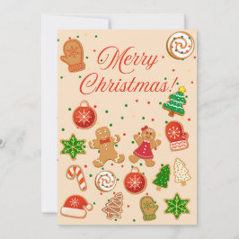 Kerstkoekjes Feestdagenkaart