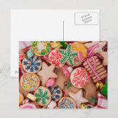 Kerstkoekjes Feestdagenkaart (Voorkant / Achterkant)