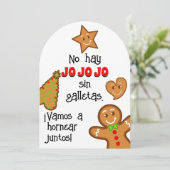 Kerstkoekjes - Fiesta de Hornear Galletas Kaart (Staand voorkant)