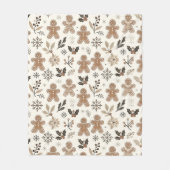 kerstkoekjes fleece deken (Voorkant)