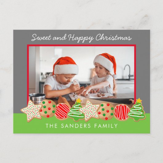 KERSTKOEKJES FOTO BRIEFKAART (Voorkant)