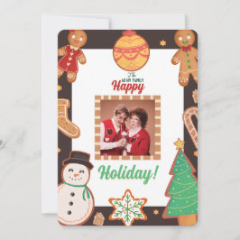 Kerstkoekjes Foto Vakantie Kaart