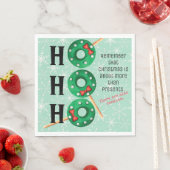 Kerstkoekjes Funny Ho Ho Holiday Servet (Insitu)
