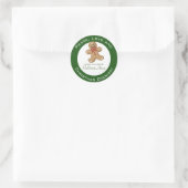 Kerstkoekjes Gebakken door Ronde Sticker (Tas)