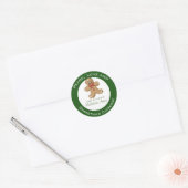 Kerstkoekjes Gebakken door Ronde Sticker (Envelop)