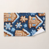 Kerstkoekjes gember broodman Wintervakantie Bad Handdoek (Handdoek)