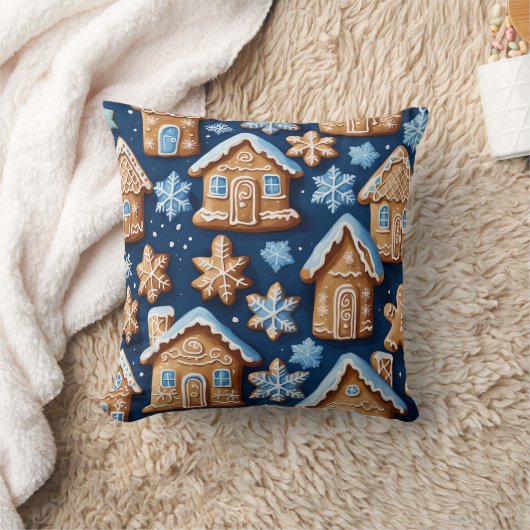 Kerstkoekjes gember broodman Wintervakantie Kussen (Deken)